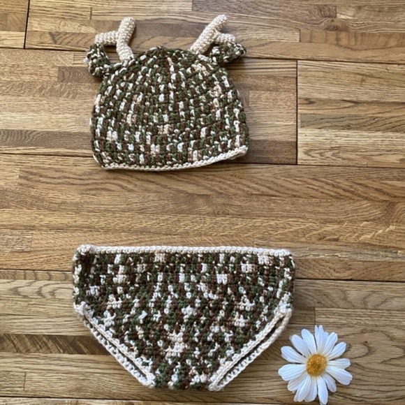 Newborn Deer Outfit For Pictures - Picture 7 of 8